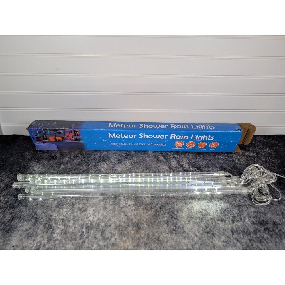 LED Meteor Shower Rain Lights 10 Tubes NOB